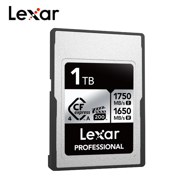Lexar Professional SILVER CFexpress 4.0 Type A Card 8K VPG200 IP68 256GB 512GB 1TB 2TB Read 1750MB/s Write 1650MB/s For Camera