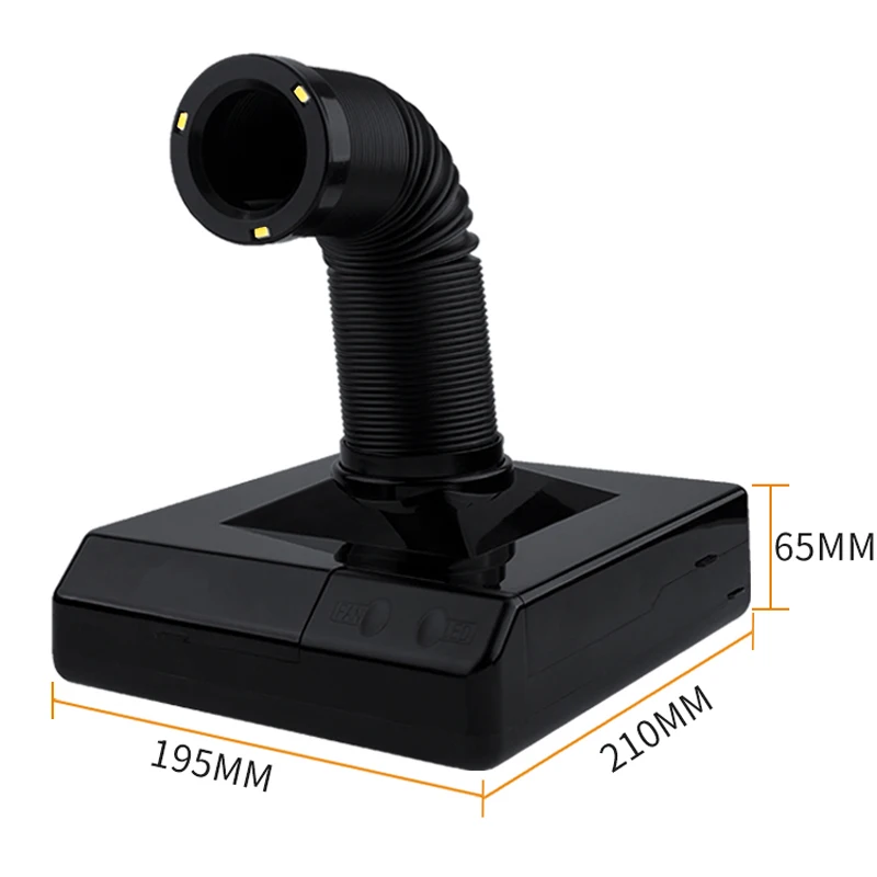 Desktop Mini Welding Fume Purifier Dust Collector Fume Purifier Smoke Extractor Air Purifier Filter AC 100-240V 60W
