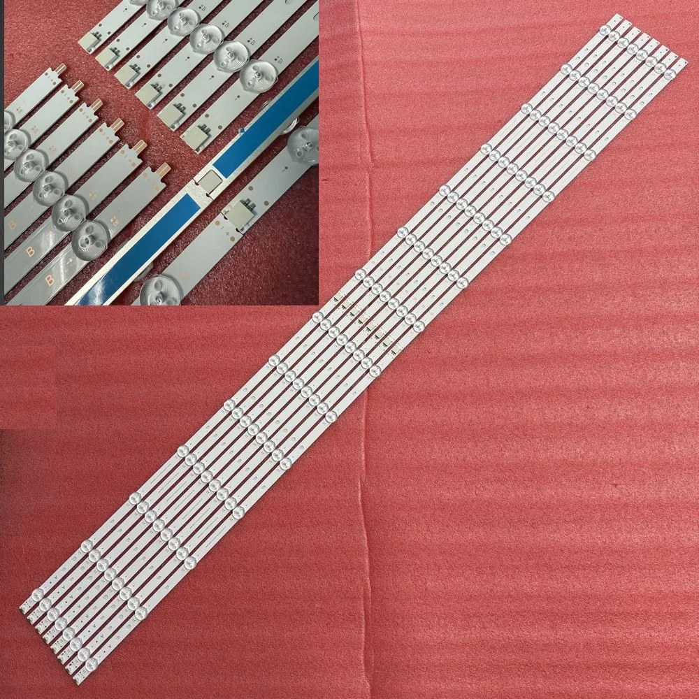 New LED Backlight Strip（8） For 55PUS8804 55PUS8204 GJ-2K19-PHP-550-D814-V1 V5-R L 55PUS8804