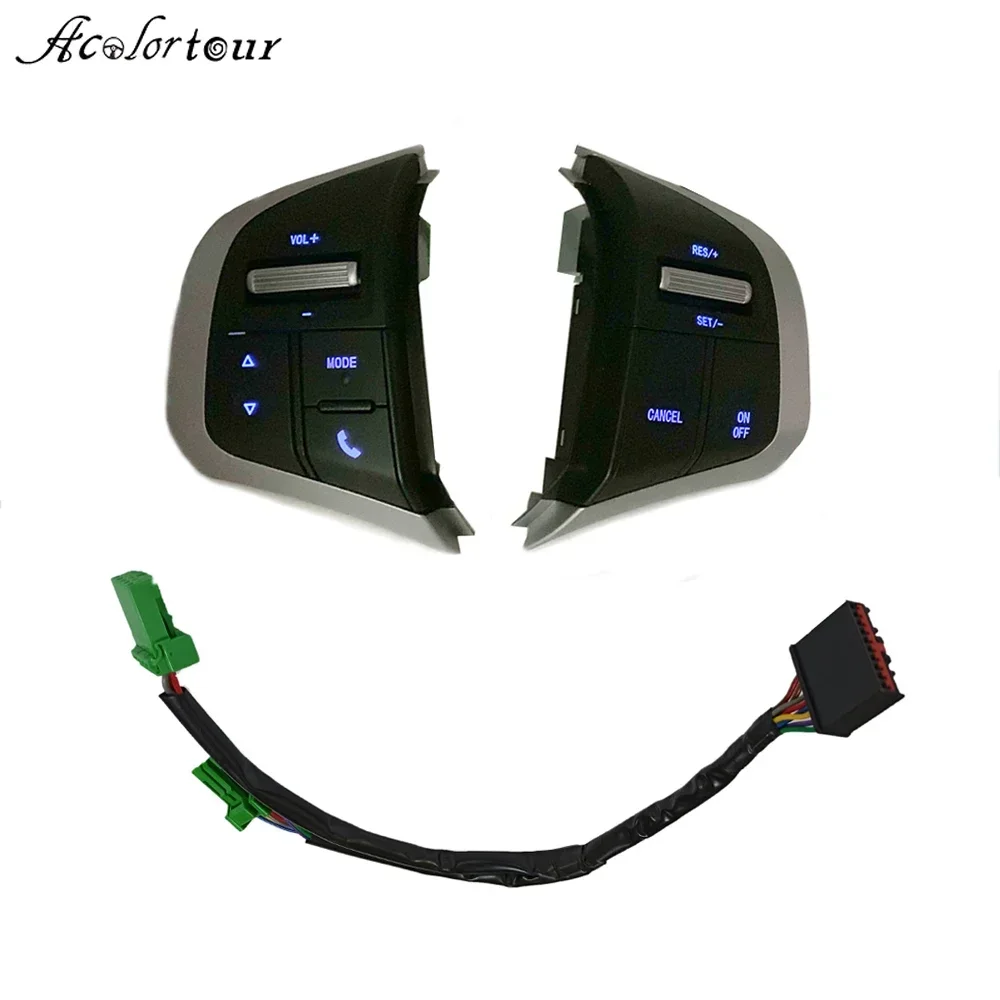 

Car Steering Wheel Button Cruise Speed Fixed Switch Media Audio Volume Control Button for CHEVROLET Trailblazer Accessories