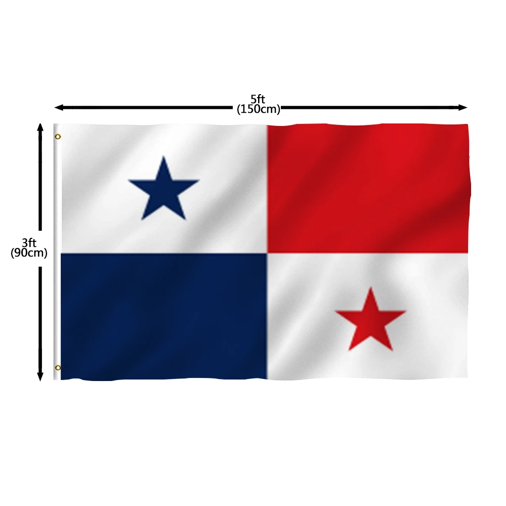 Flagnshow 100% Polyester Panama Panamanian Flags