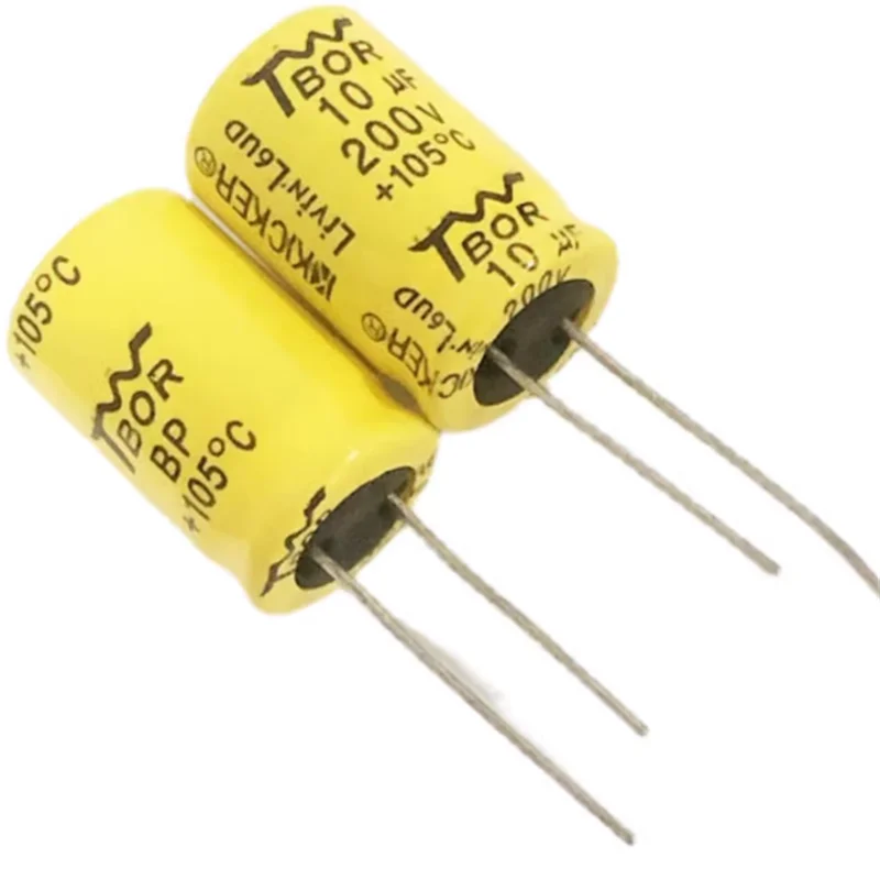 5PCS mid and high frequency crossover long life BP non-polar electrolytic capacitor 200v 10uf 16X25mm