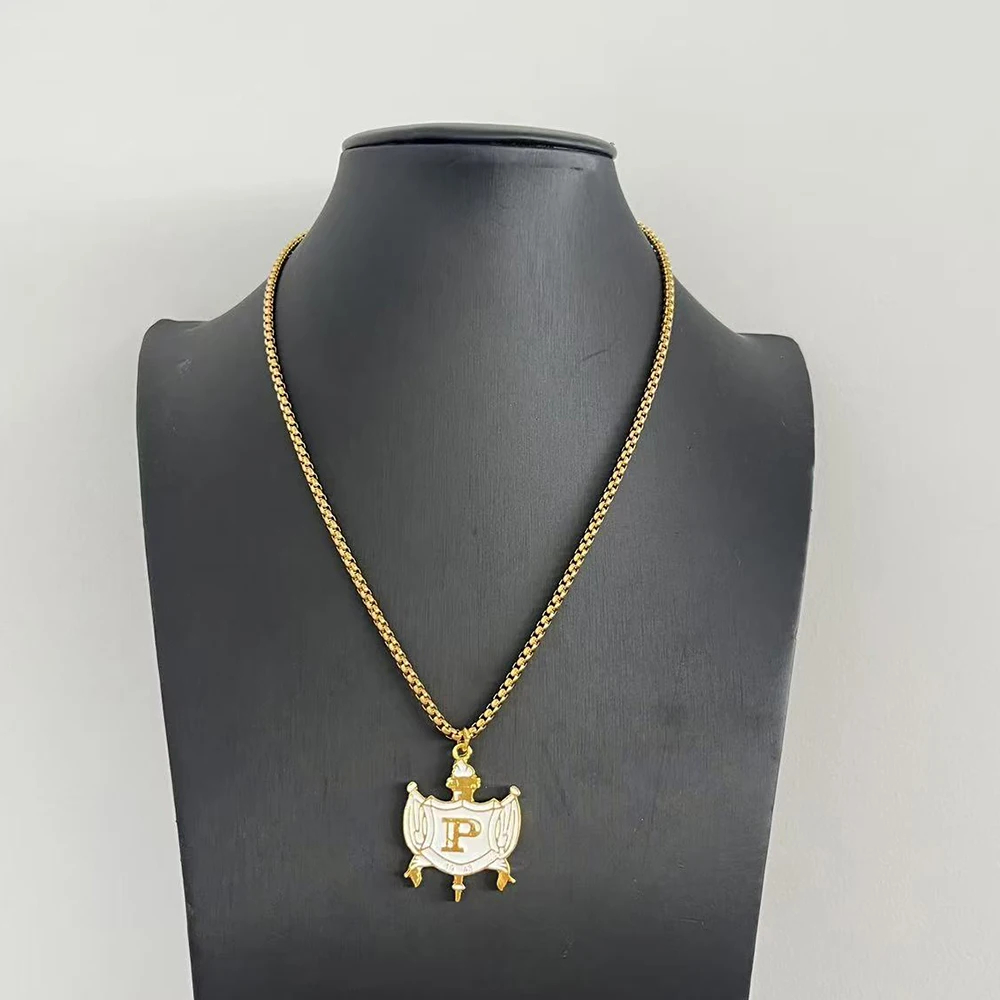 PHILO اليونانية شعار الذهب درع سحر قلادة قلادة