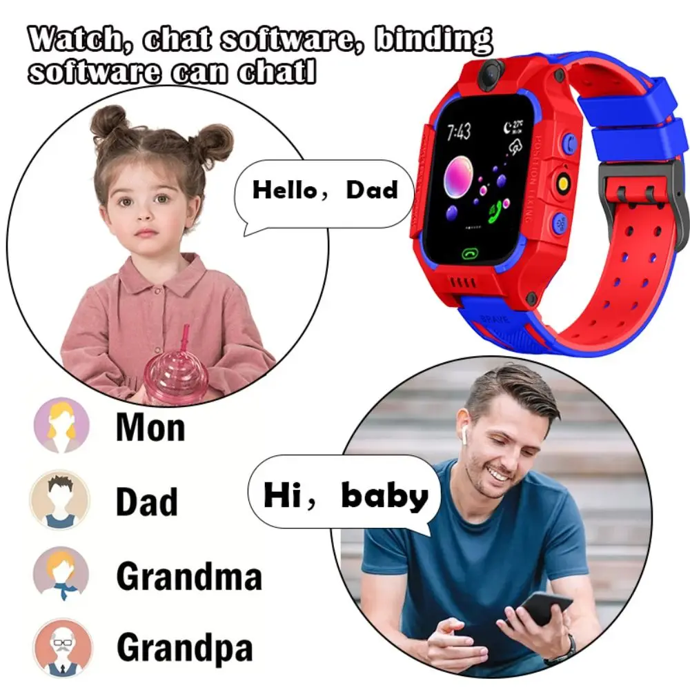 

Waterproof Children's Smartwatch Sim Card With Camera Phone Watch Multifunctional Can Talk Call Touch Screen Phone Student Gift