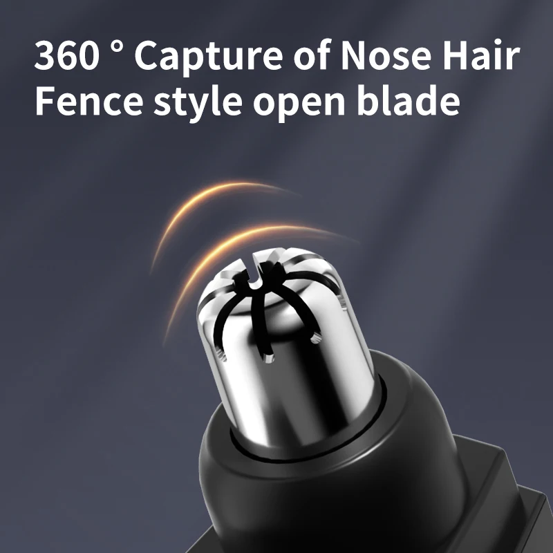 Nose Hair Trimmer Rechargeable Electric Nose Hair Remover Men Eyebrow Hair Shaving Razor Mini Pocket Portable Nose Hair Clipper