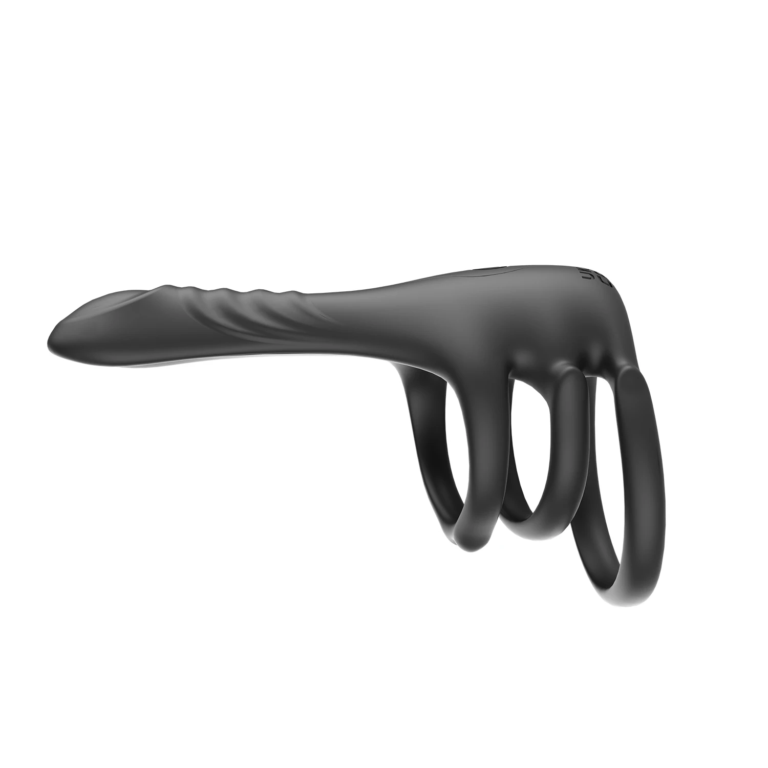 9 Mode Vibrator Penis Rings for Men Silicone Three Rings Delayed Ejaculation Cock Lasting Trainer Penis Enlargement Sleeve