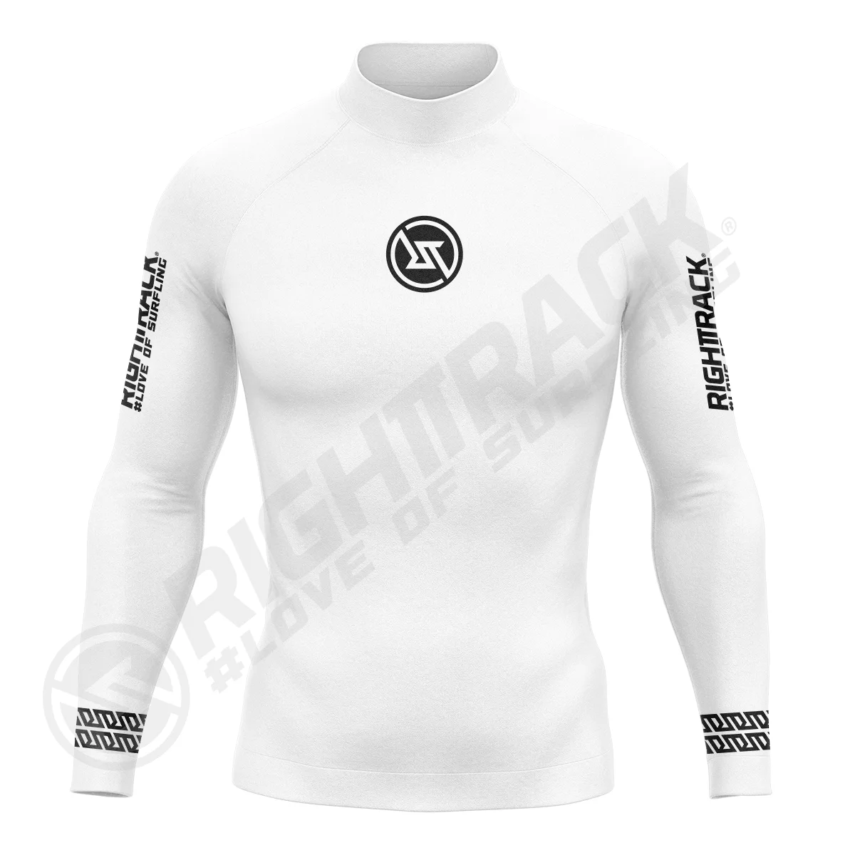 Hot Men's Rashguard Long Sleeve Surfing Shirts Sunscreen Lycra Fabric Surf Sweatshirt UV Protection RIGHTTRACK Swimwear