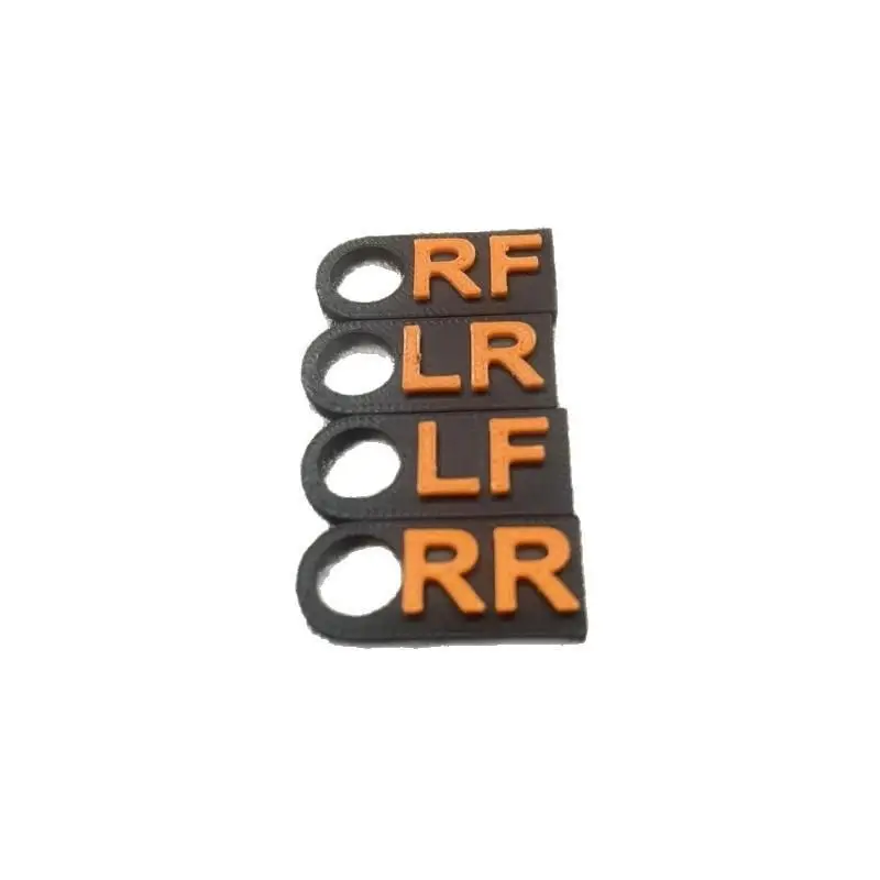 4Pcs Tire Position Marker Tags LF LR RF RR Car Tire Location Identifier Auto Wheel Position Label For Tire Rotation Repair