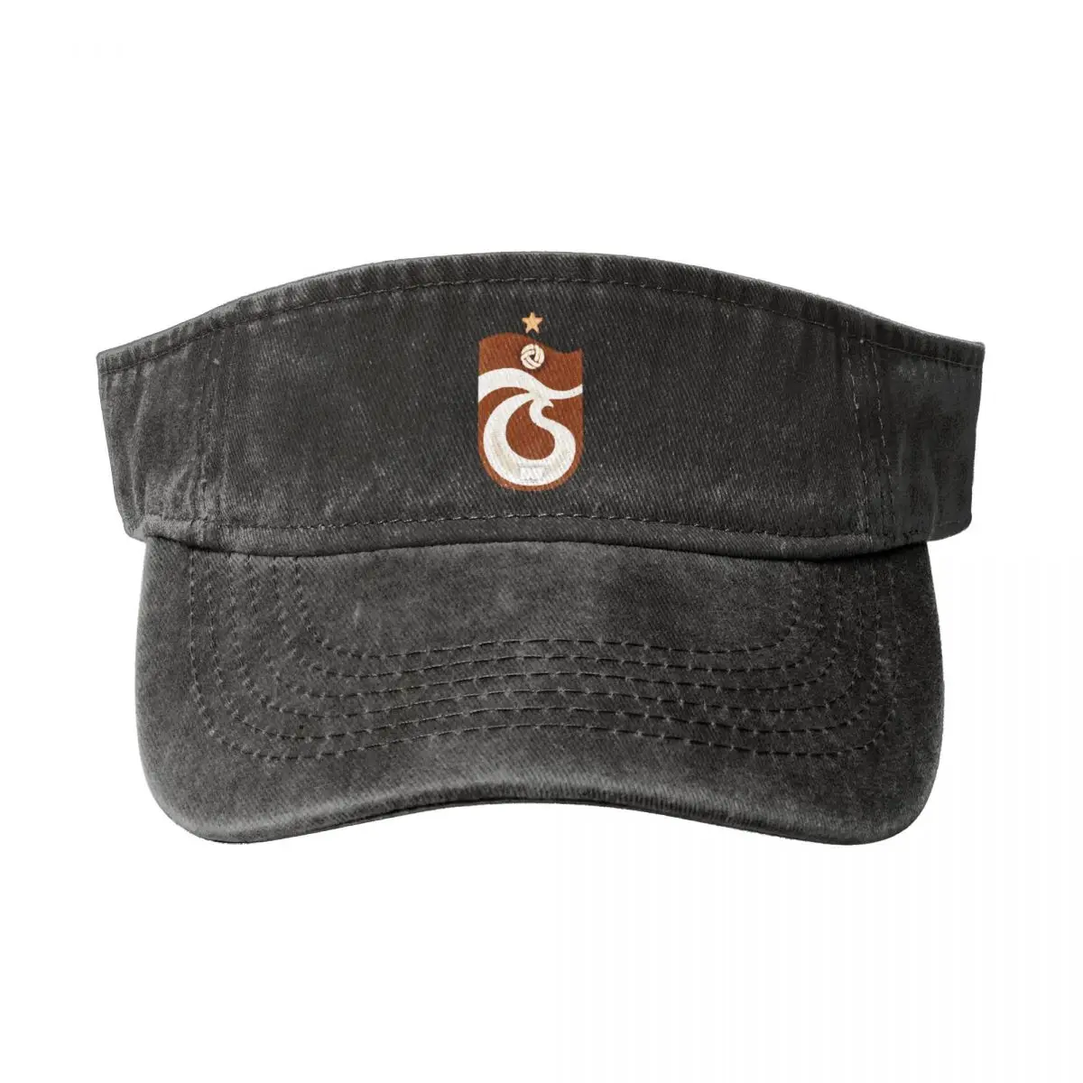 

Trabzonspor, Turkey - Retro 80s Style Washed Denim Empty Top Hat Breathable Caps Man Hat