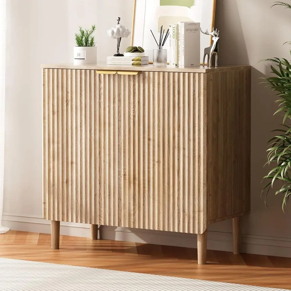 

Тумба-буфет Buet – деревянный шкаф с регулируемыми полками, устойчивый к опрокидыванию, для столовой, кухни или гостиной