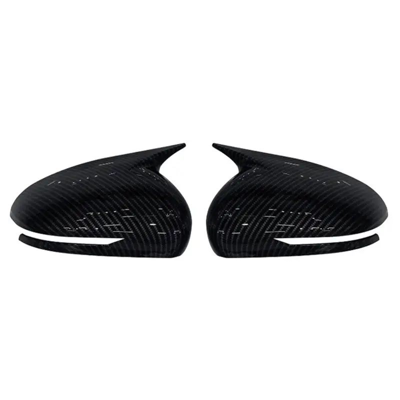 

NEW HOT In Stock-Car Rearview Side Mirror Cover Wing Cap Exterior Door Housing Shell Trim For Genesis G70 2017-2023