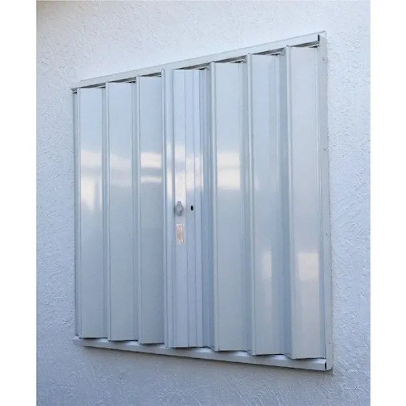 Blinds Aluminum Accordion Outdoor Roller  Heavy Typhoon Blinds