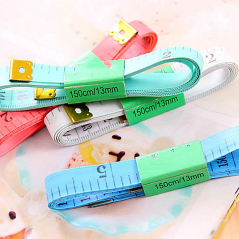 Random Color Ruler High Quality Sewing Tailor Tape Measure Durable Soft Body Measure Ruler Dressmaking Body Measuring Ruler