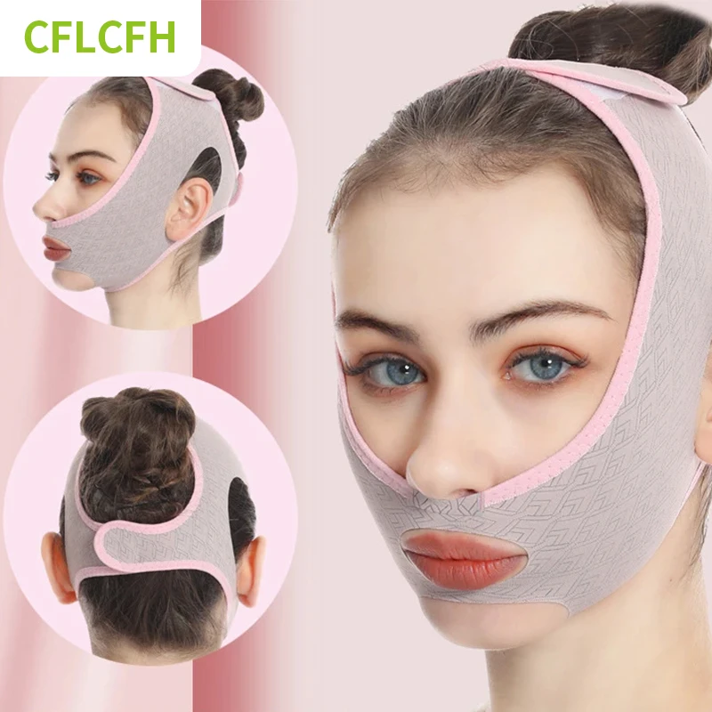 

Face Lifting Firming Bandage Improve Double Chin Cheek Delay Facial Slimming Mask Sagging V Shaper Line Device Beauty Health