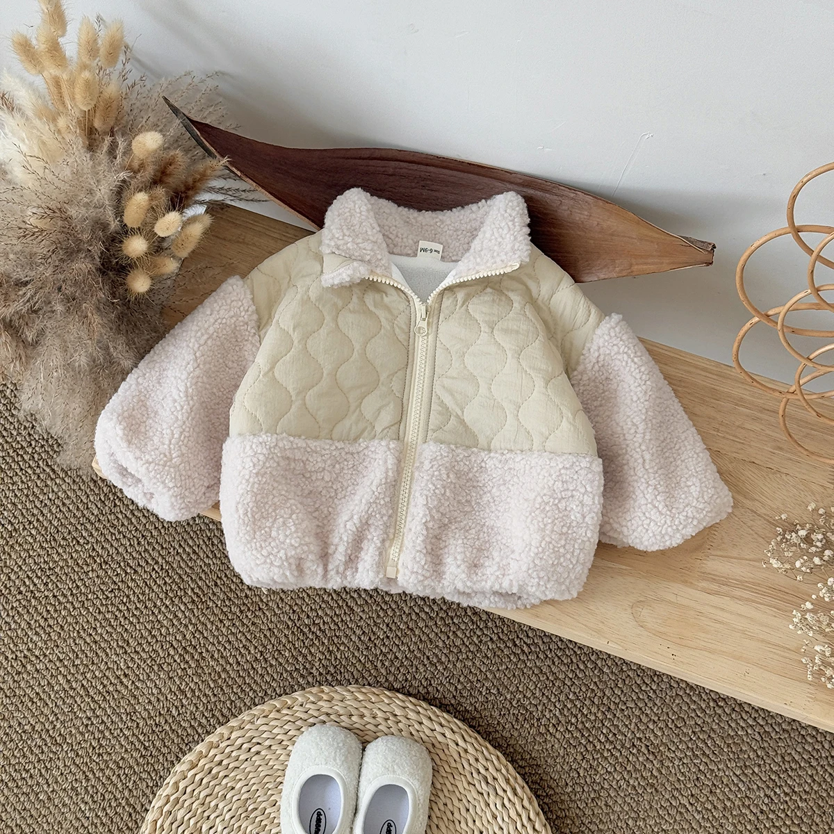 

Baby Boys Girls Corduroy Jacket Kids Toddler Lined Top Lapel Button Down Thicked Warm Coat Winter Outerwear