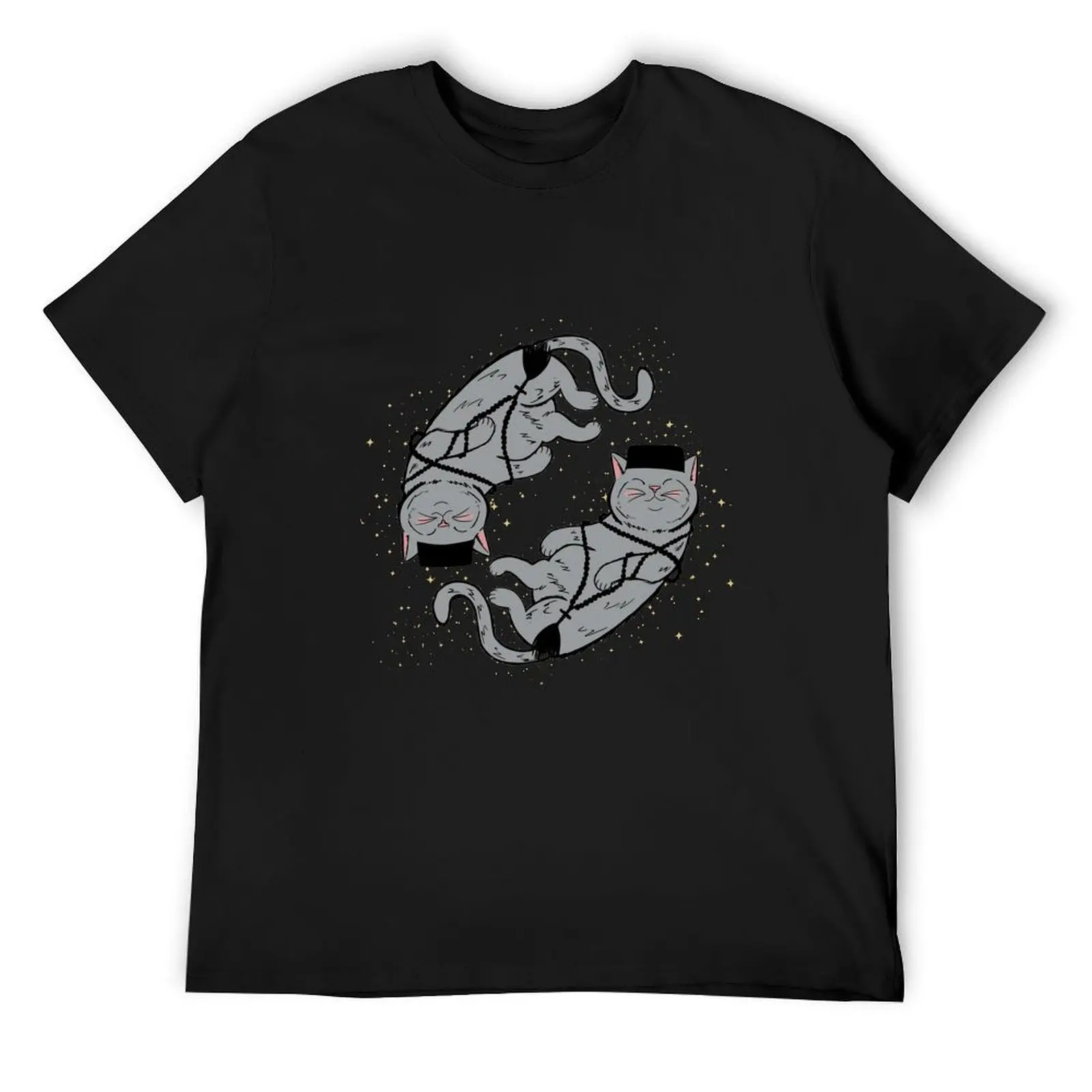 

Prayer Rope Cats T-Shirt blue archive anime sweat oversized anime shirts men