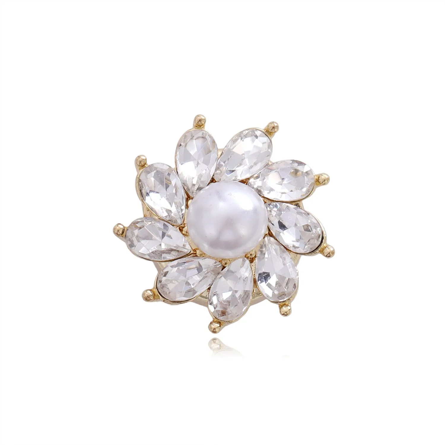 New three-dimensional flower magnet brooch, exquisite and compact design, magnetic suction buckle, high-end atmospheric suit mag