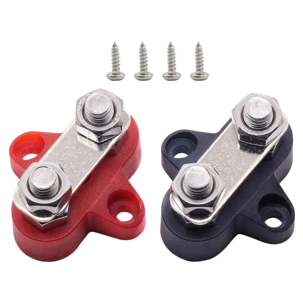 

2 Pcs Terminals Modified Connecting Rod Car Strips Distribution Block Bus Bar 450X430X320CM Boating