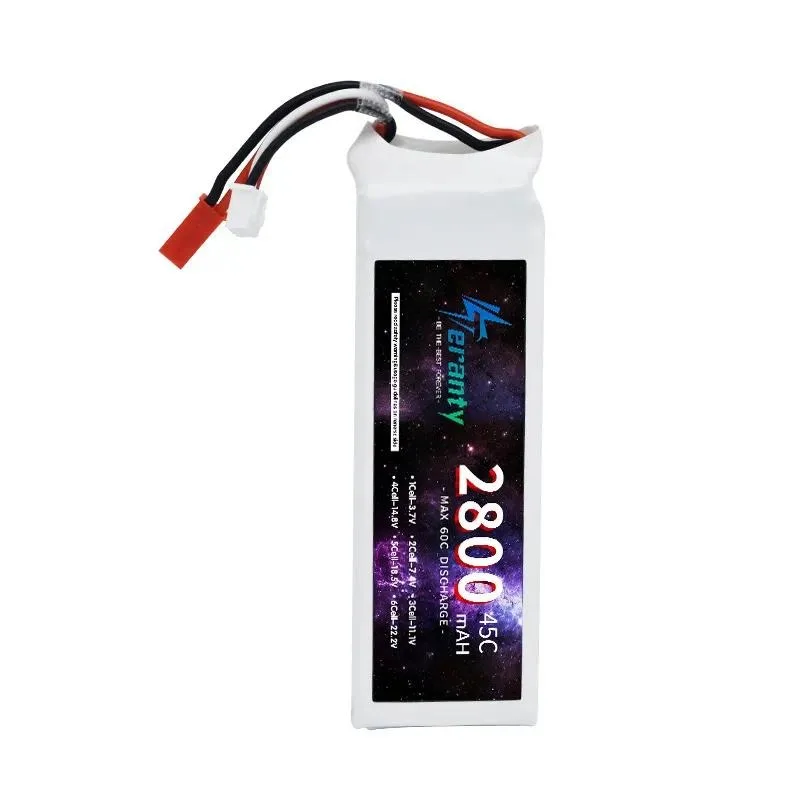 for Drone Model Aircraft 2800mAh 2S 7.4V 45C High Rate Lithium Battery for RC Car Ship Electric Model Toy