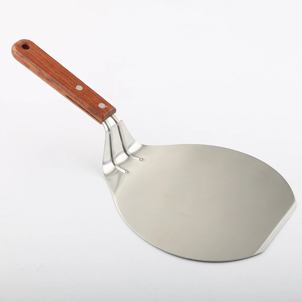 

Stainless Steel Spatula Ergonomic Design Easy Clean Pizza Baking Gadget Kitchen Tool Cake Bread Meat Silver Grill Hanging
