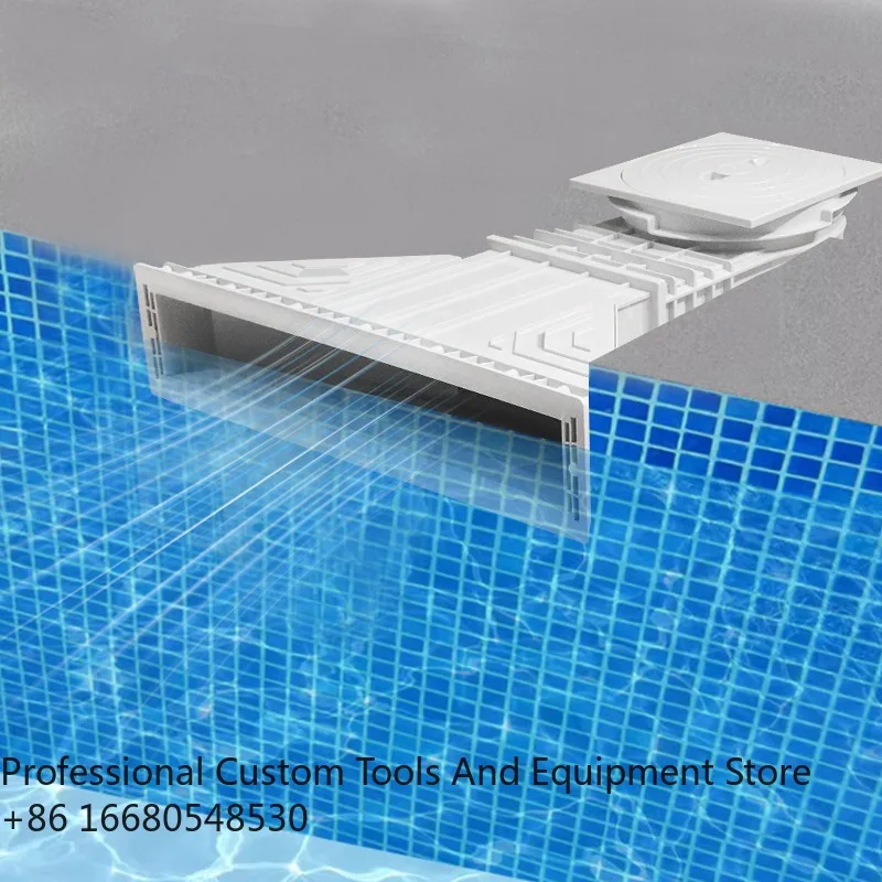 3aHigh Quality PIKES White Sport PVC Skimmer Wide-Mouth Wall Spa and Swimming Pool Accessory with 1 Year Warranty