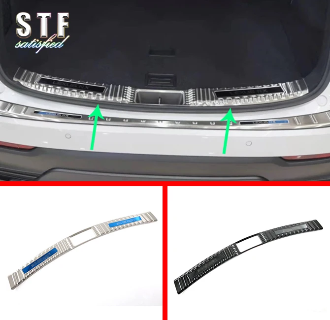 Stainless Steel Interior Rear Bumper Sill Protector For Lexus NX-Class AZ20 NX250 NX350 NX450 2021 2022 Car Accessories Stickers