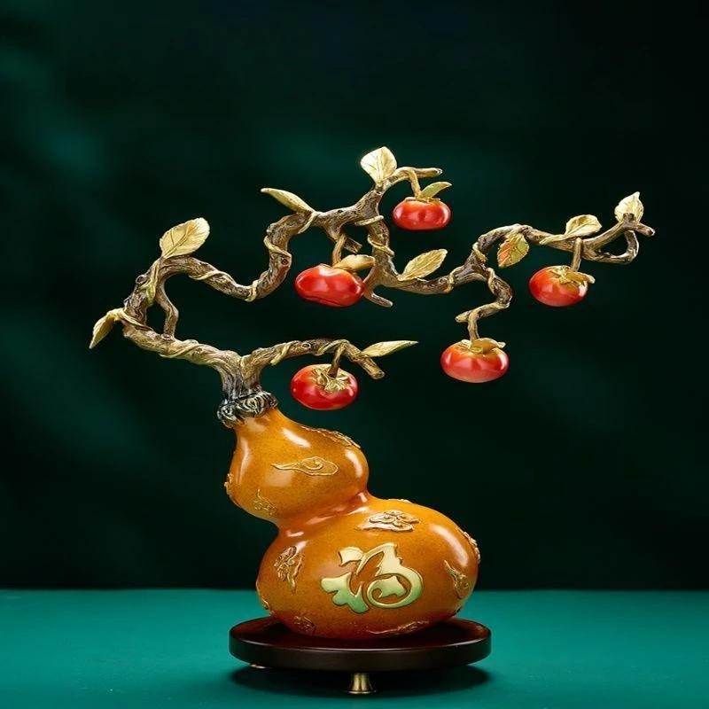 Gourd ornament, living room wine cabinet, entrance decoration, housewarming, new home opening gift