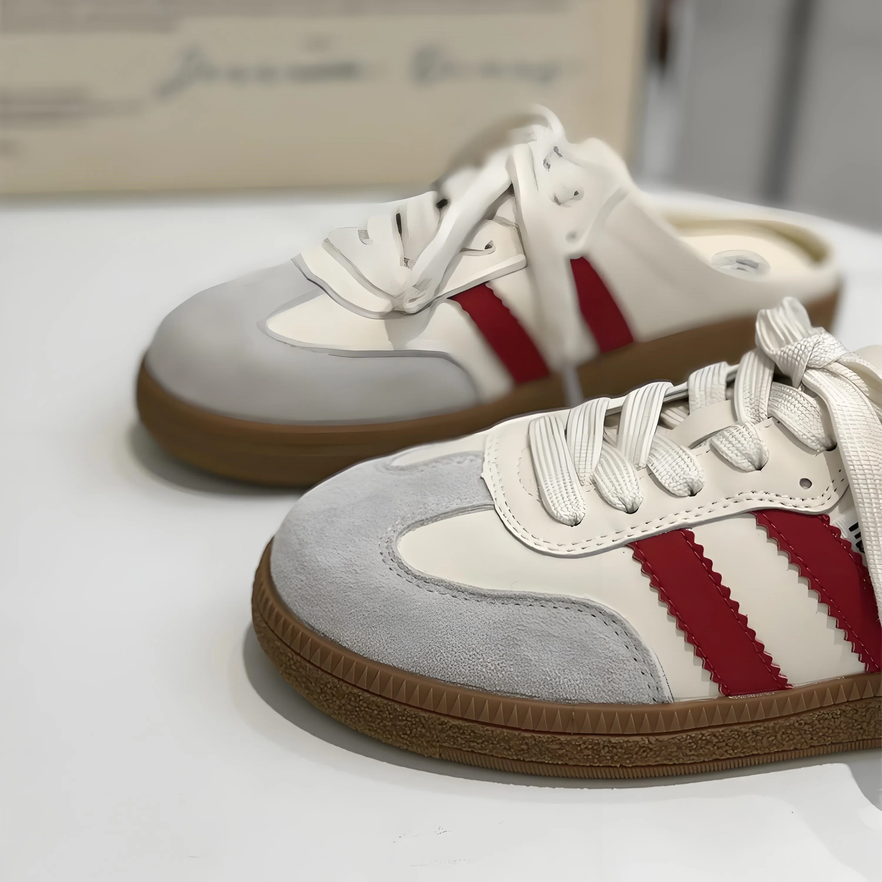 

Спортивные женские летние сандалии большого размера с круглым носком на плоской подошве, уличные корейские сандалии без шнуровки на плоском каблуке из синтетической кожи