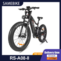 SAMEBIKE RS-A08-II Electric Bicycle 26*4.0 inches Mountain Ebike 1000W 48V17AH Lithium Battery 45km/H Max Speed Electric Bike