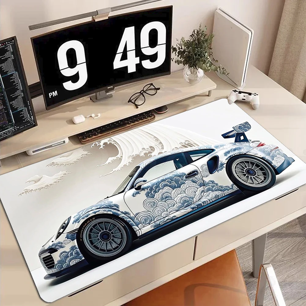 Gaming Mouse Pad Car Design Extra Large Gamer Mousepad Computer Desk Mat XXL Maus Mat Rubber Keyboard Pads