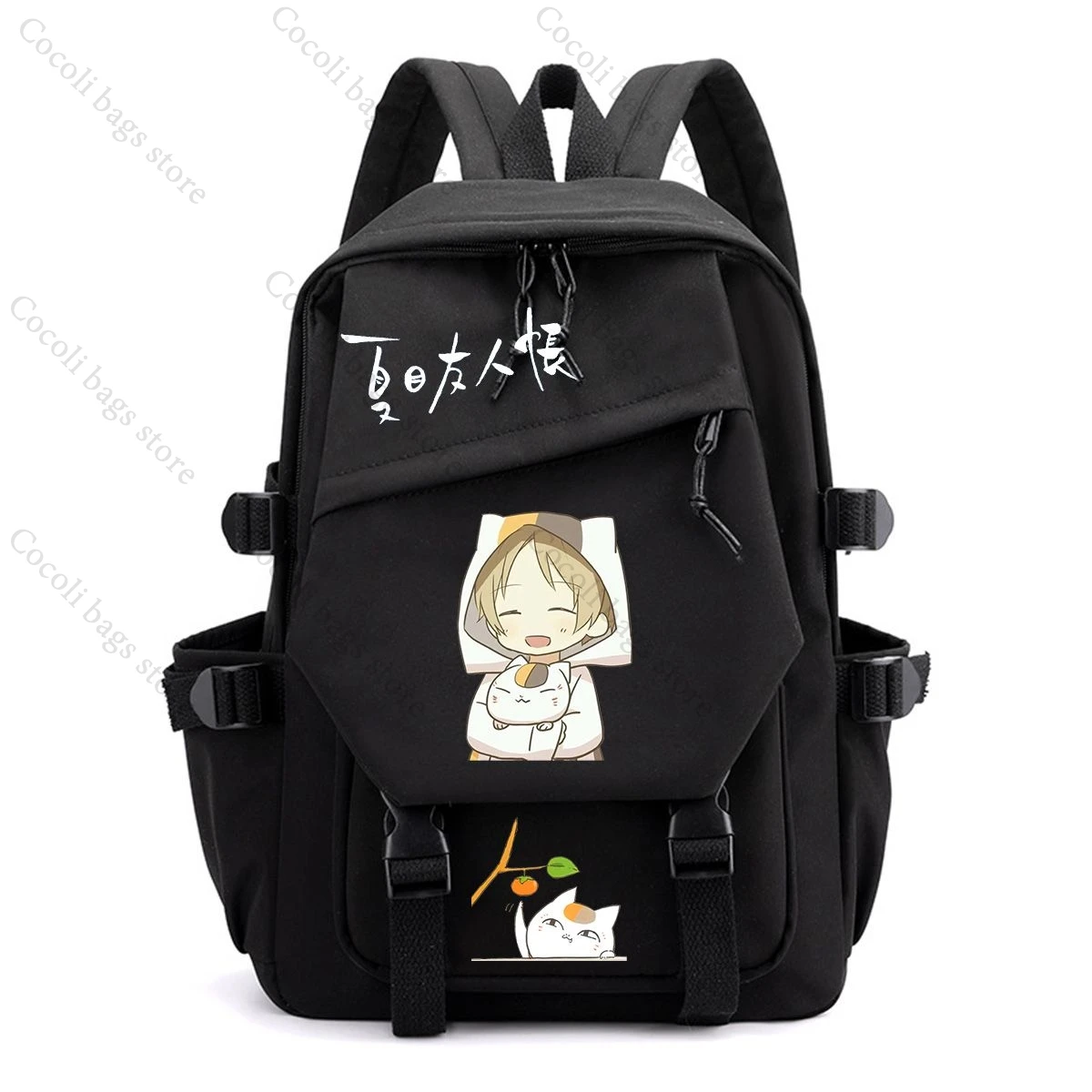 Anime Natsume's Book of Friends Series Print Backpack School Bag Large Capacity Backpacks for Student School Backpack