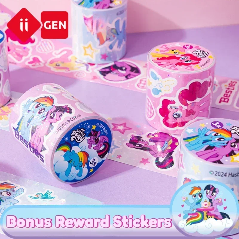 Iigen My Little Pony Bonus Reward Stickers Cute Cartoon Children Handbook Decorations Stationery Girls Christmas Birthday Gifts