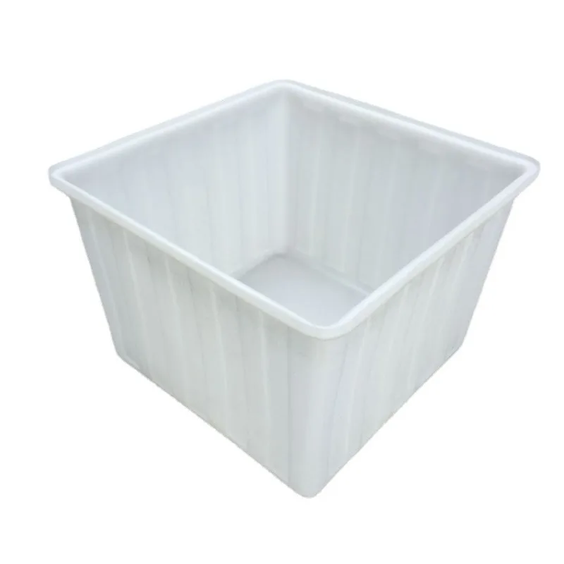 Thickened 700L square beef tendon plastic water tank, linen turnover bucket textile box