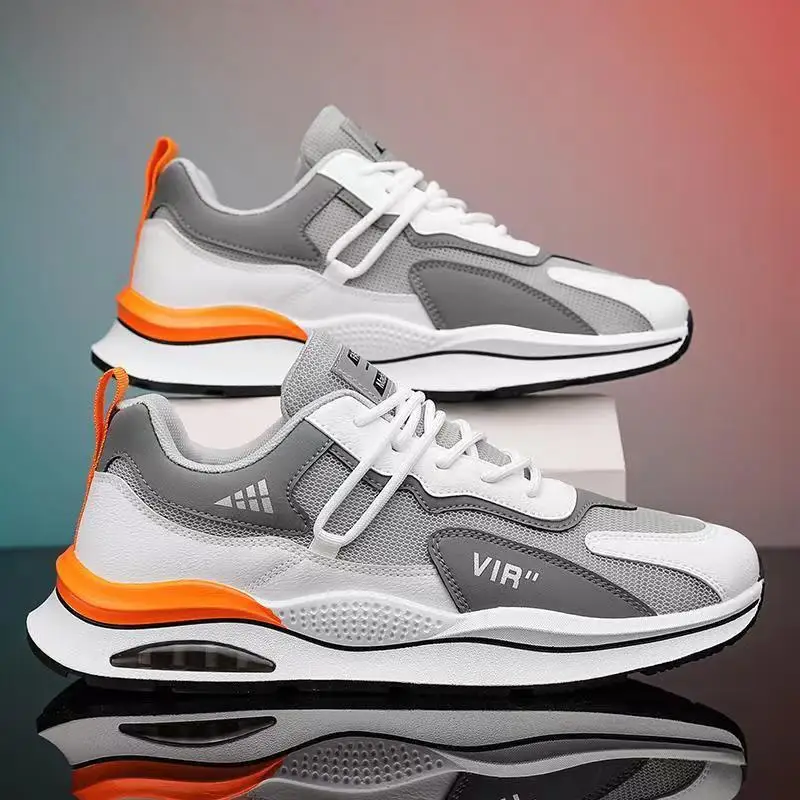 

New Men's Shoes Breathable Mesh Sneakers Men Comfortable Wearable Casual Sports Shoes Youth Sports Running Shoes Tênis Masculino