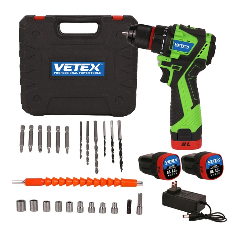 

Лидер продаж PD-D-2002BL 16,8 В 65 Нм бесщеточная аккумуляторная электрическая дрель набор электроинструментов с 2 аккумуляторами и 1 зарядным устройством для домашнего ремонта