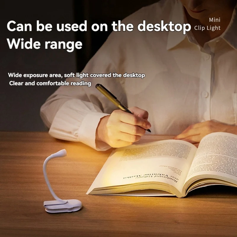 الترويج! كتاب ضوء 3 لون القراءة ضوء USB قابلة للشحن المحمولة كتاب مصباح للقراءة في السرير كتاب عاشق LED ضوء الليل