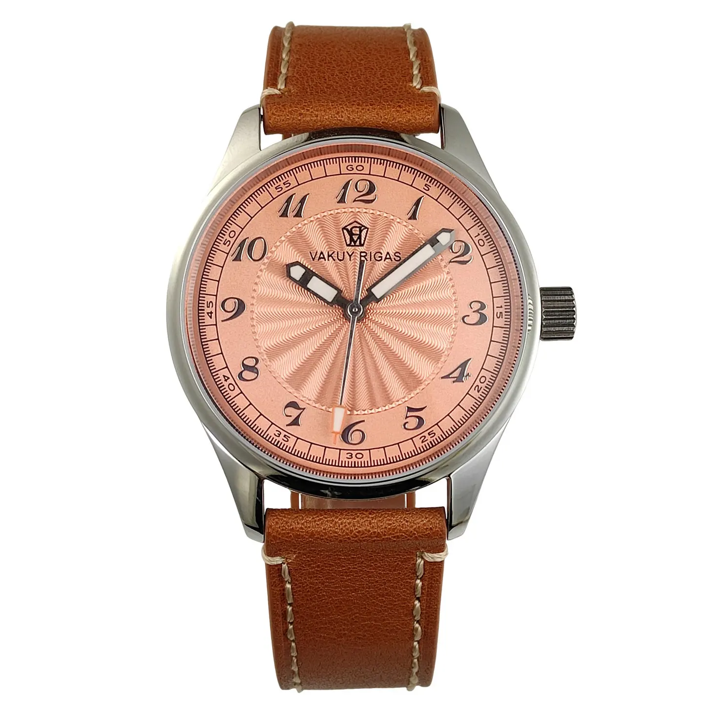 

40mm Vakuy Business Art Automatic Mechanical Watch, Hangzhou NH35 Movement, Skeleton Pattern, Waterproof, Men's