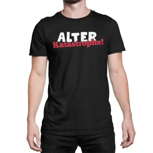 Neu Fun T-Shirt »Alter, Katastrophe!« Premium T-Shirt