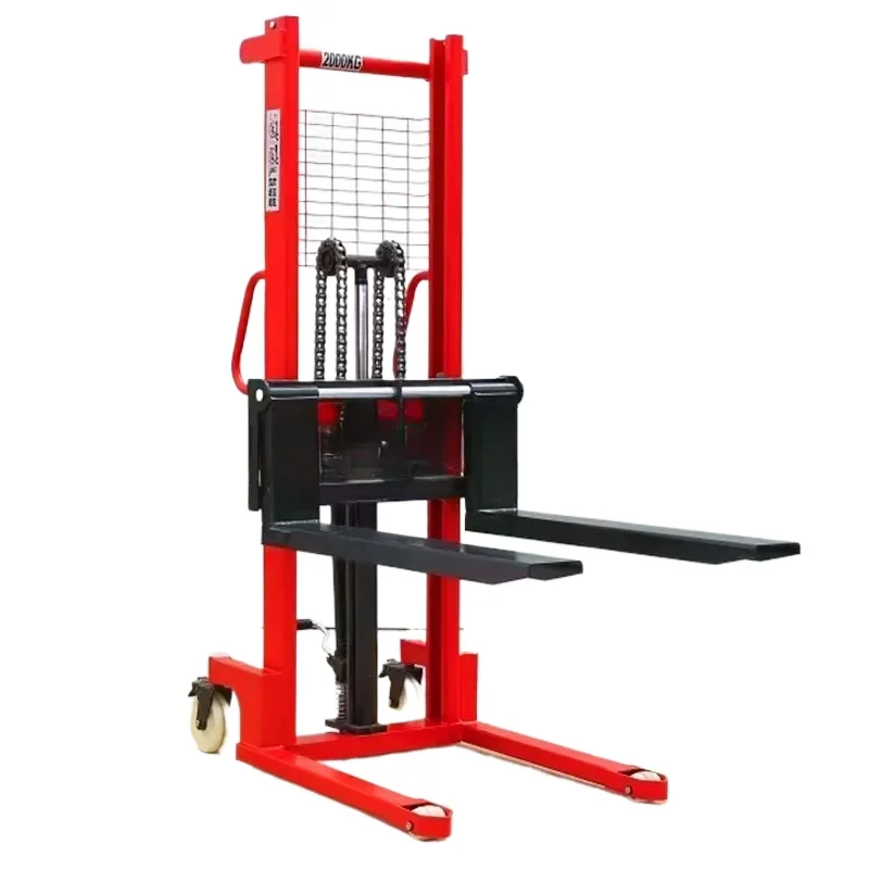 

1-тонный 2-тонный подъемный погрузчик, ручной гидравлический штабелер, вилочный погрузчик, ручной штабелер, ручной штабелер