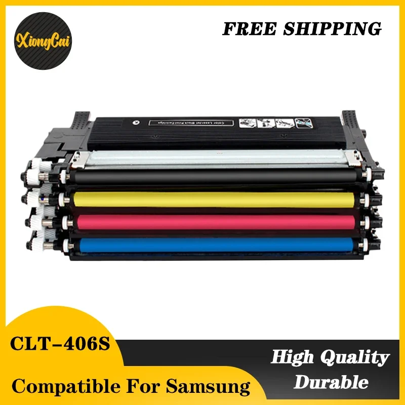 4PCS Compatible Toner Cartridge CLT-406S K406S for Samsung Xpress C410w C460fw C460w CLP 365w CLP-360 CLX 3305 3305fw clt-k406s