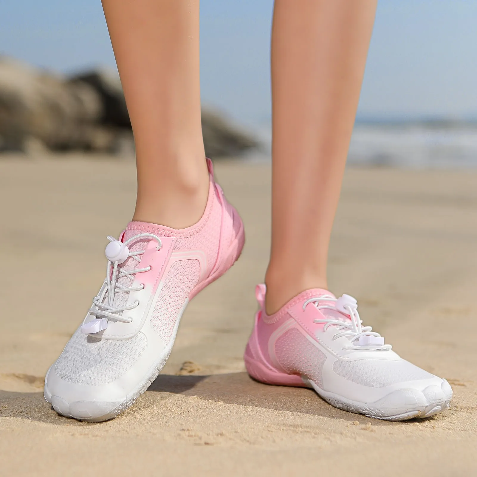 Waterschoenen Lichtgewicht Aqua Schoenen Snel Droog Op Blote Voeten Strandschoenen Antislip Comfortabele Wandelschoenen Voor Mannen Dames