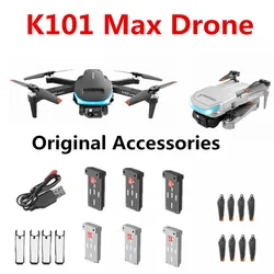 K101 Max Drone oryginalne akcesoria 3.7V 1800mAh bateria śmigła Maple Leaf części zamienne do K101 Max Mini drony