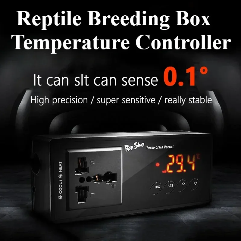 Digital Reptile Tank Temperature Controller Reptiles Breeding Box Intelligent Temperature Controller for Turtles Lizards Snakes