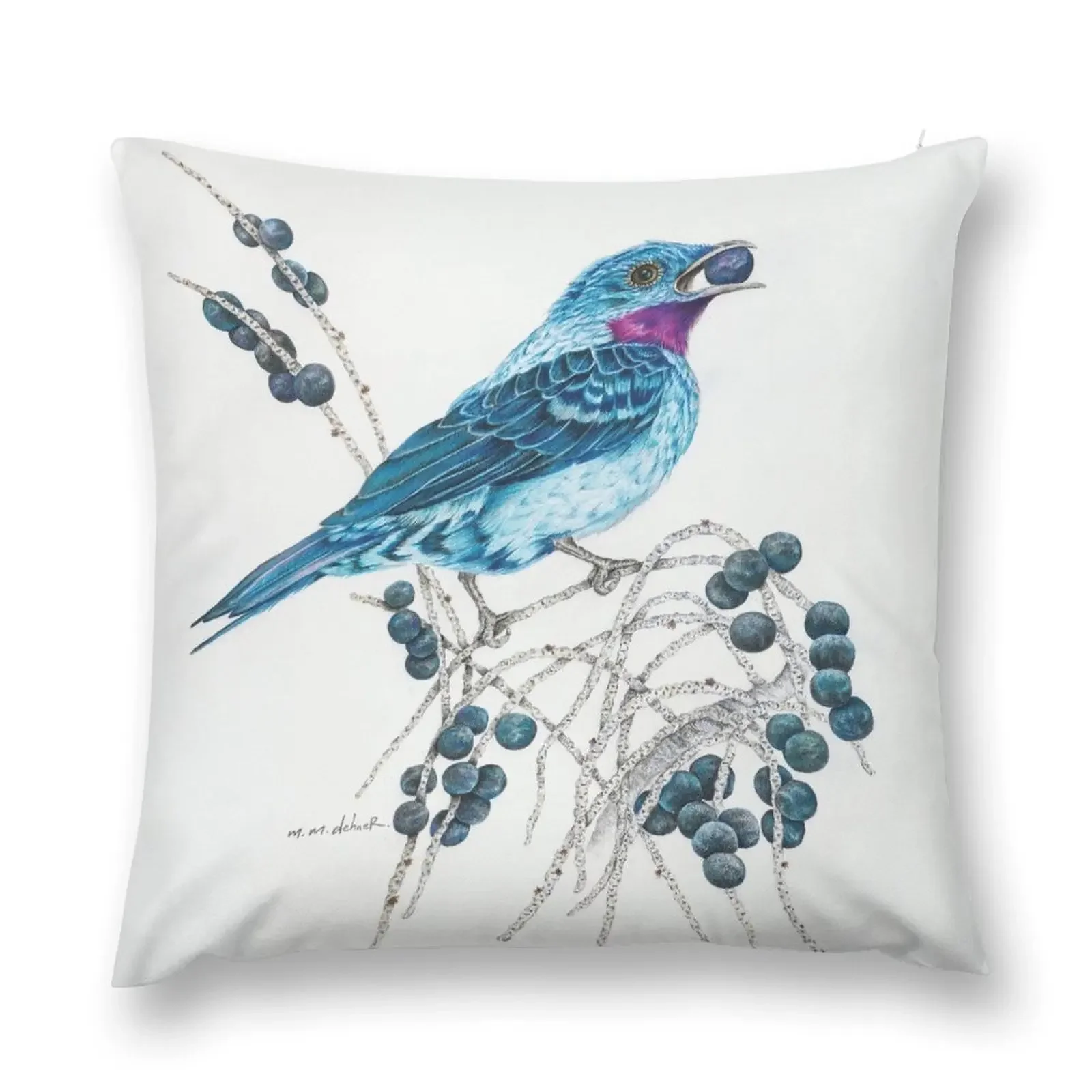 Natterer's Cotinga Pillows and Totes Throw Pillow Pillow Case Christmas Sofa Decorative Covers pillow