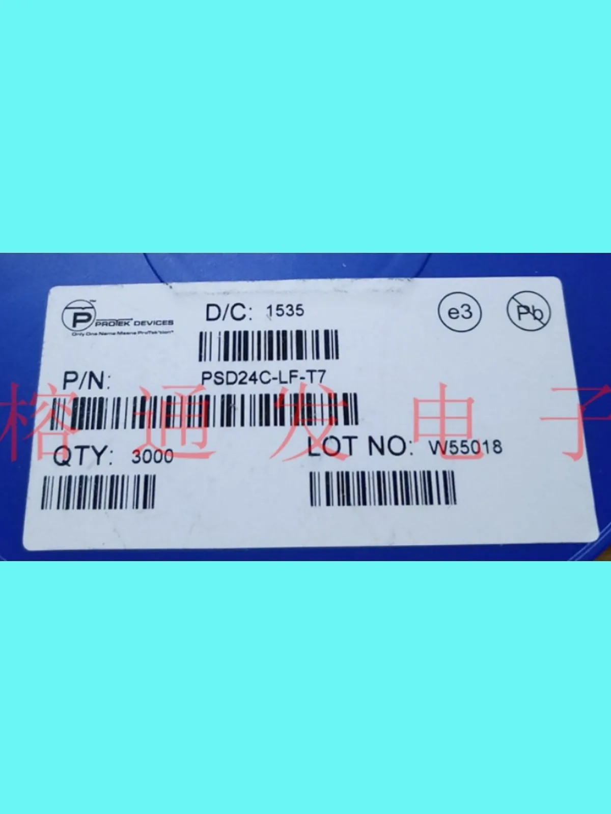 

1PCS/new original PSD24C-LF-T7/two-way ESD protection transient suppression diode TVS/SOD-323 silk screen printing: M