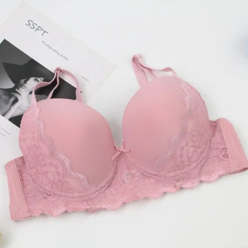 الدانتيل مشذبة صدرية صدرية للنساء Bowknot Charm Brassiere Deep v Neck Lingerie Lingerie أعلى الملابس الداخلية 4xBC