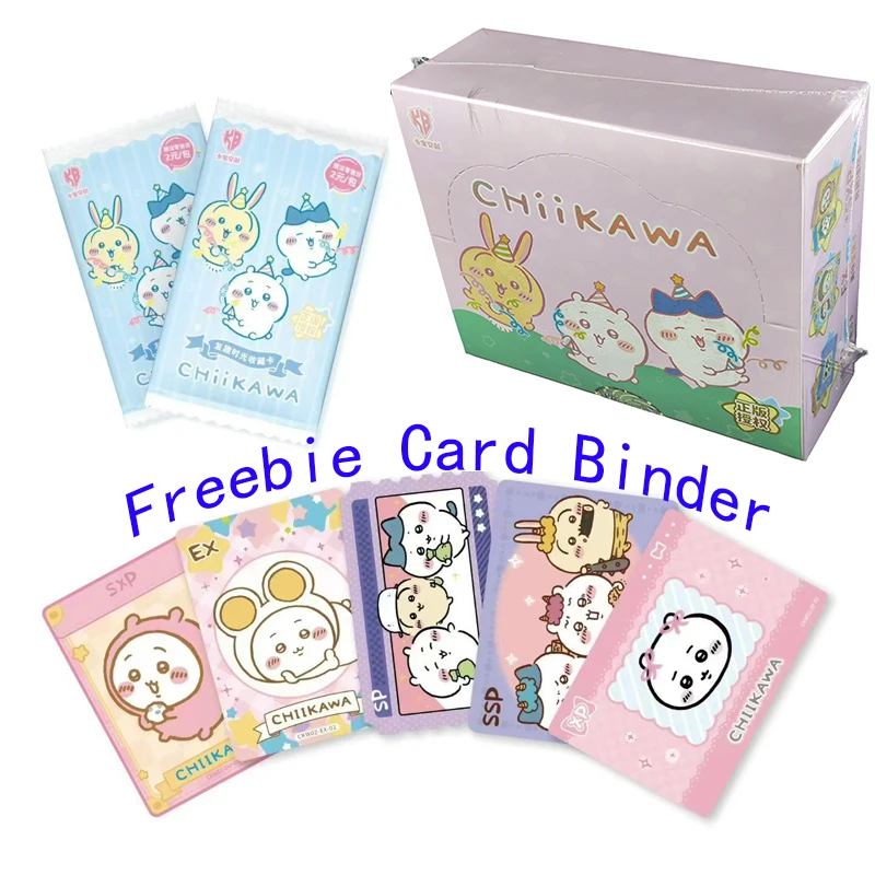 KABAO Chiikawa Collectible Trading Cards Hachiware Usagi Momonga Cute Anime Card Album Gift Toy