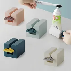 Home Toothpaste Dispenser Squeezer Bathroom Accessories Toothpaste Holder Organizer Hair Dye Cosmetic Creative Squeezer No Waste
