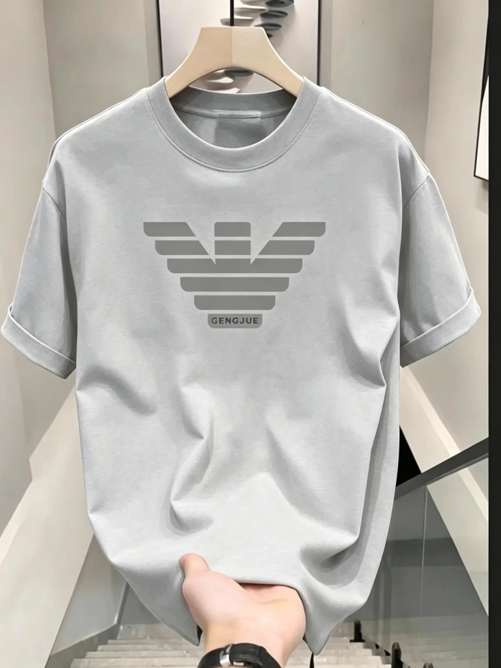 T-shirt décontracté à logo cla - Street Fashion Brand Logo avis et prix