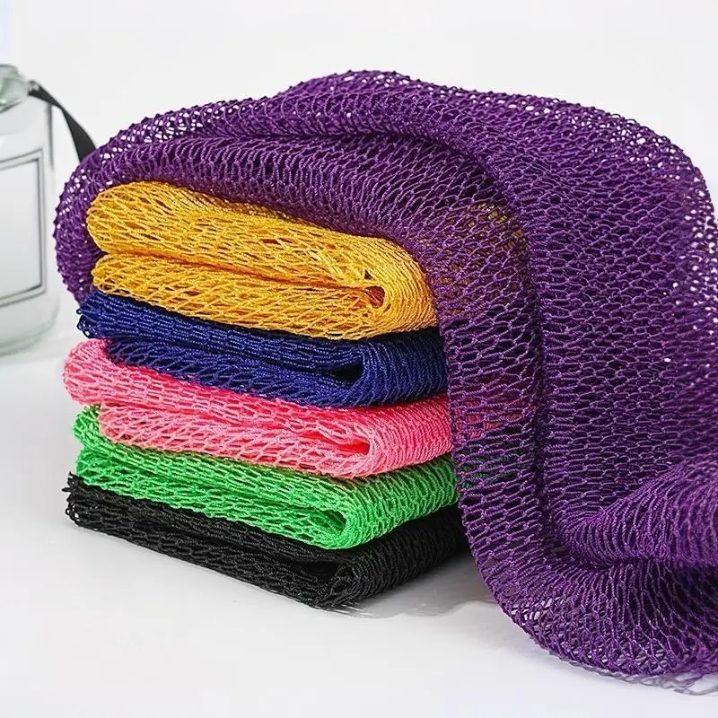African Net Bath Sponge Shower Puff For Back Exfoliating African Sponge Netsponge Shower Foam Towel view 5